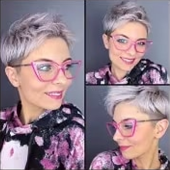 Beautiful Eyeglasses, very fashionable radiant Pink combined with White - Picture 5 of 16